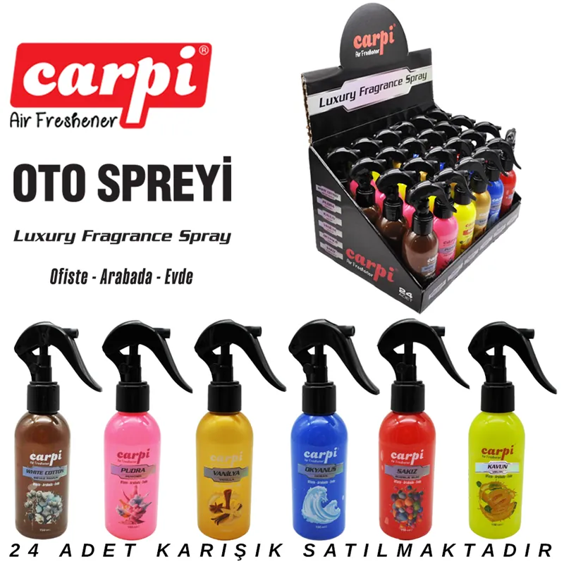 CARPİ KOKU POMPALI ODA İÇİN 150 ML KARIŞIK