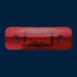 B.A 9 LEDLİ SİDE MARKER LAMBA 11.50 CM K2 KIRMIZI