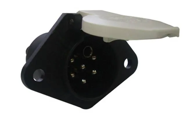 AKSA 7'Lİ PLASTİK TIR RÖMORK PRİZİ DİŞİ S TİPİ