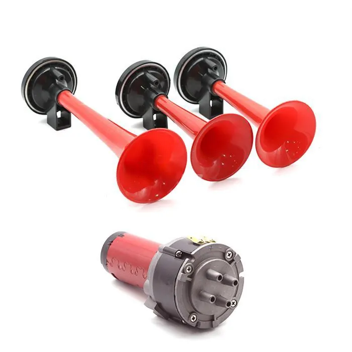 CARUP 12V 3LÜ HAVALI MOTORLU KORNA