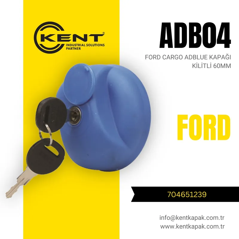 KENT KARGO AD BLUE KAPAĞI KİLİTLİ