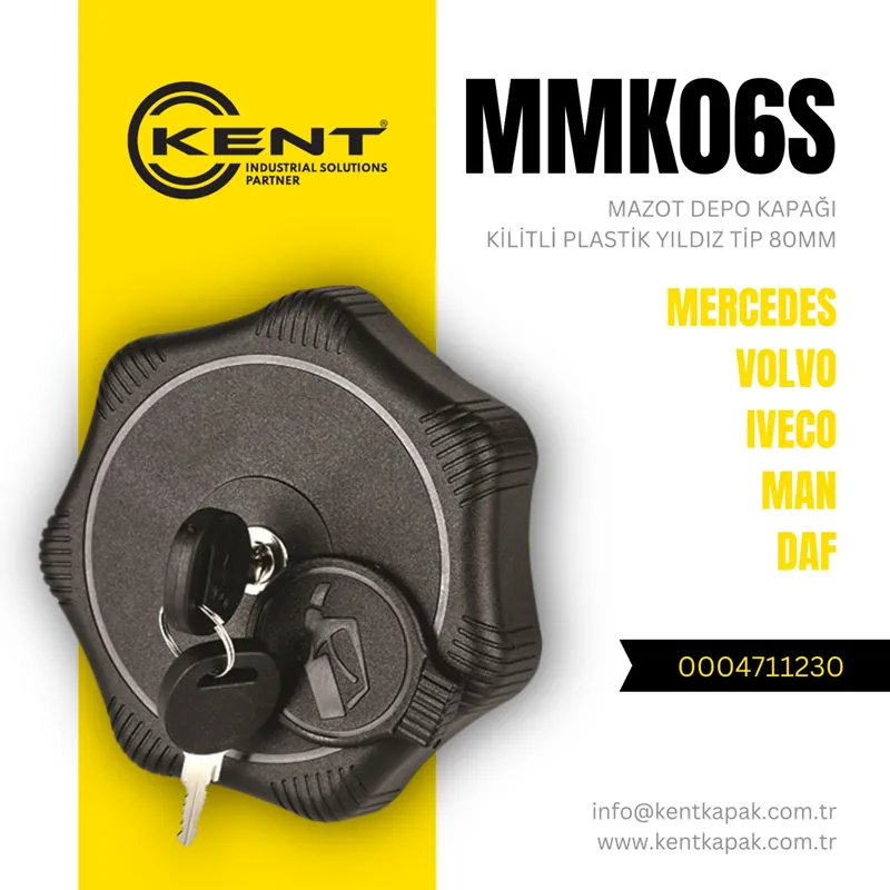 KENT MAZOT DEPO KAPAĞI PLASTİK KİLİTLİ YILDIZ