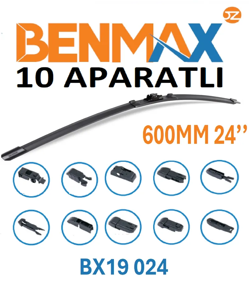SİLECEK SÜPÜRGESİ MUZ 10 APARATLI 600MM 24''