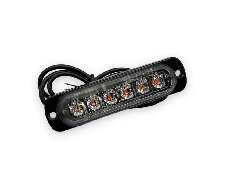 LEDLİ MİNİ BAR 9-36V 6 LEDLİ DÜZ VE ÇAKAR SARI