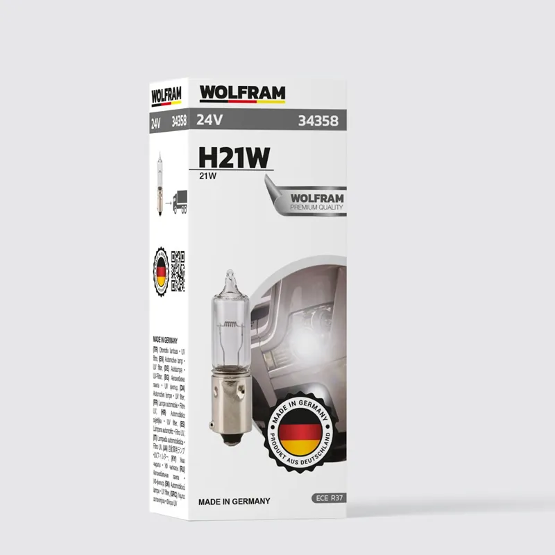 WOLFRAM 24 VOLT H21 21 WAT CİVALI MERCEKLİ