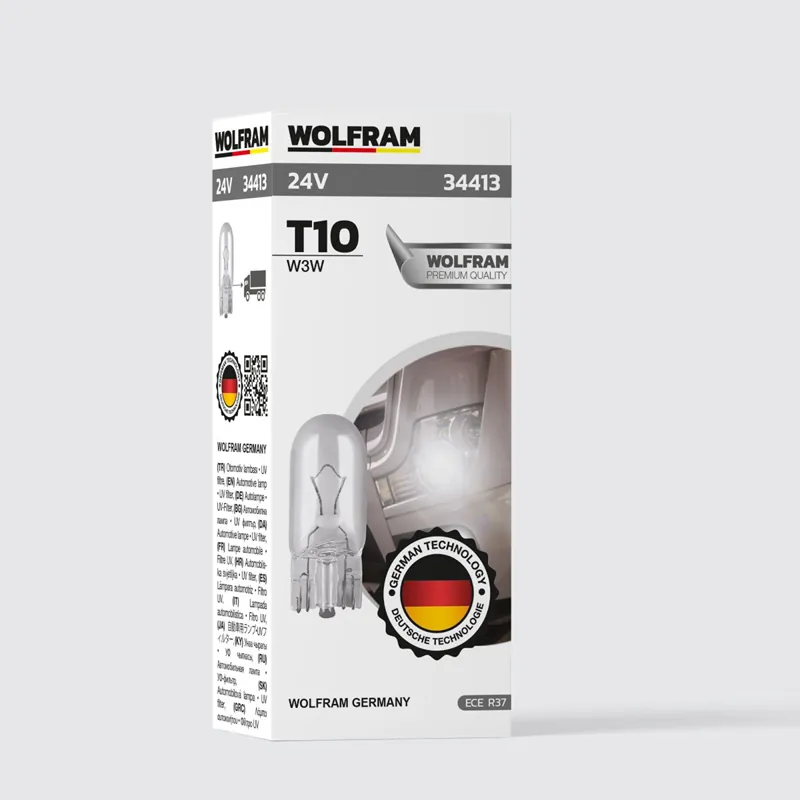 WOLFRAM 24 VOLT T10 3 WAT BÜYÜK DİPSİZ