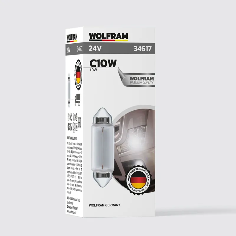 WOLFRAM 24 VOLT 10 WAT SOFİT UZUN BOY 41 MM