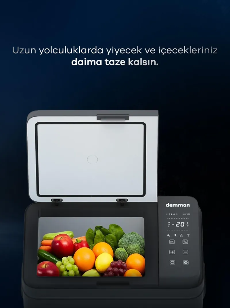 DEMMON ARAÇ İÇİ BUZDOLABI 30 LT 12/24/ 220 ADAPTÖRLÜ