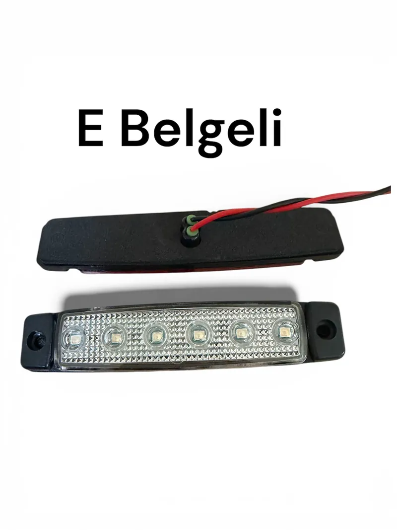 DEMMON 6 LEDLİ PARMAK LAMBA BEYAZ CAMLI BEYAZ LEDLİ NGO KUTULU (E BELGELİ)