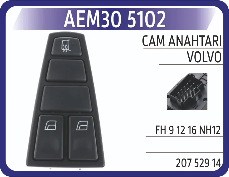 AEM VOLVO FH 9 12 16 NH12 CAM ANAHTARI