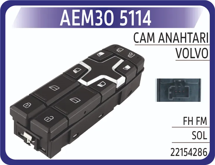 AEM VOLVO FH FM CAM ANAHTARI SOL
