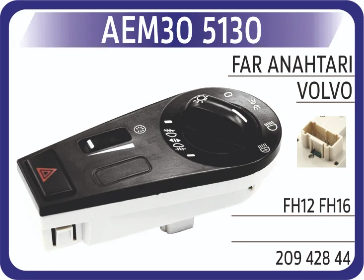 AEM VOLVO FH12 FH16 CAM ANAHTARI