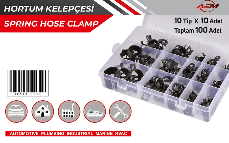 HORTUM KELEPÇESİ YM METAL 100ADET