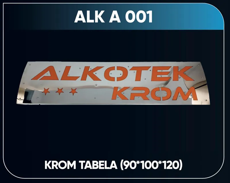 ALKOTEK KROM TABELA SÜPER AYNA