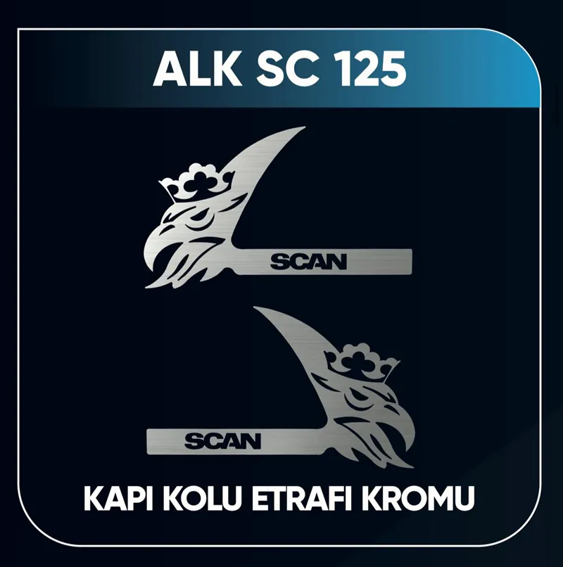 SCANIA KAPI KOLU ÇERÇERVE NİKELAJI