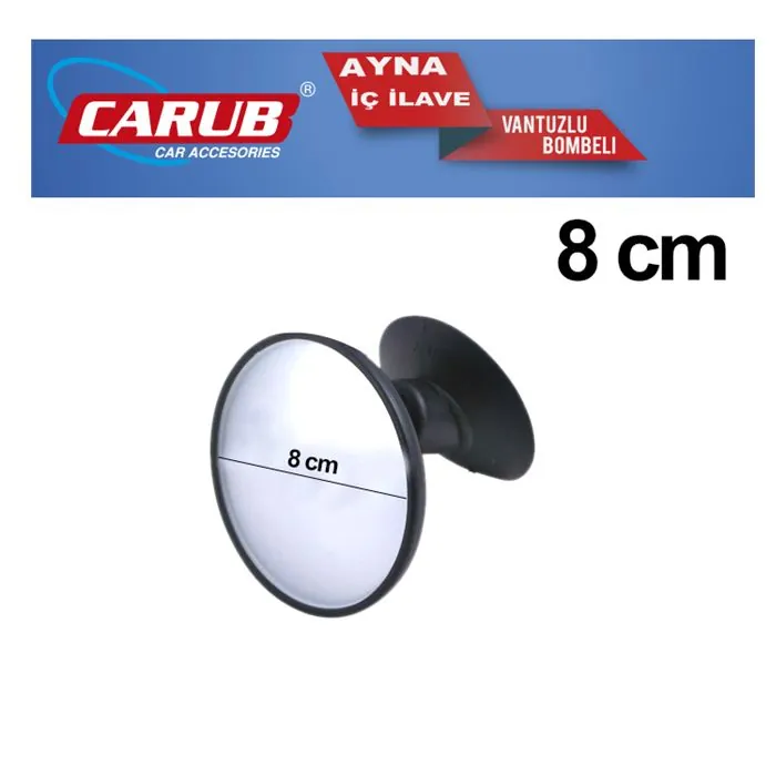 CARUB AYNA İÇ VANTUZLU BOMBELİ YUVARLK ORTA