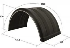 DORSE ÇİFT TEKER ÇAMURLUK KANALLI ŞERİTLİ 65X192