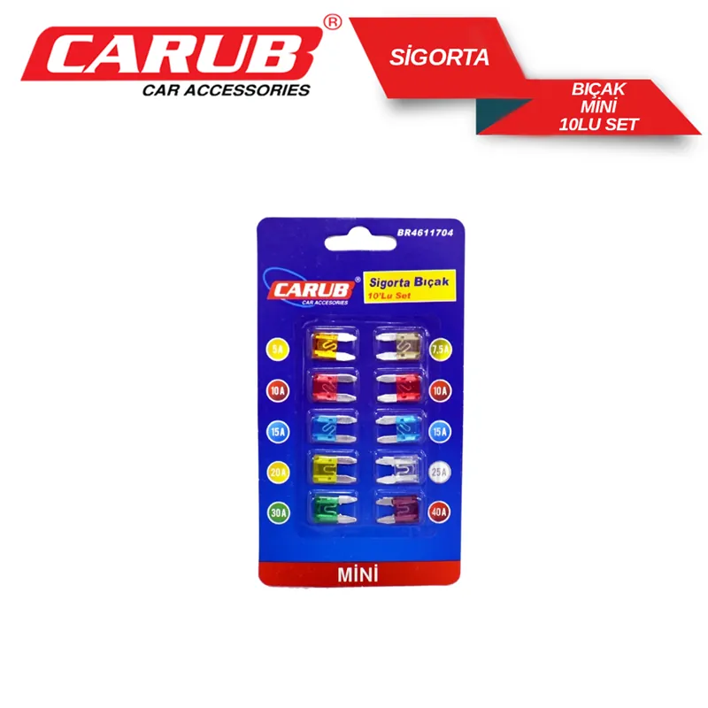 CARUB MİNİ BIÇAK SİGORTA SETİ