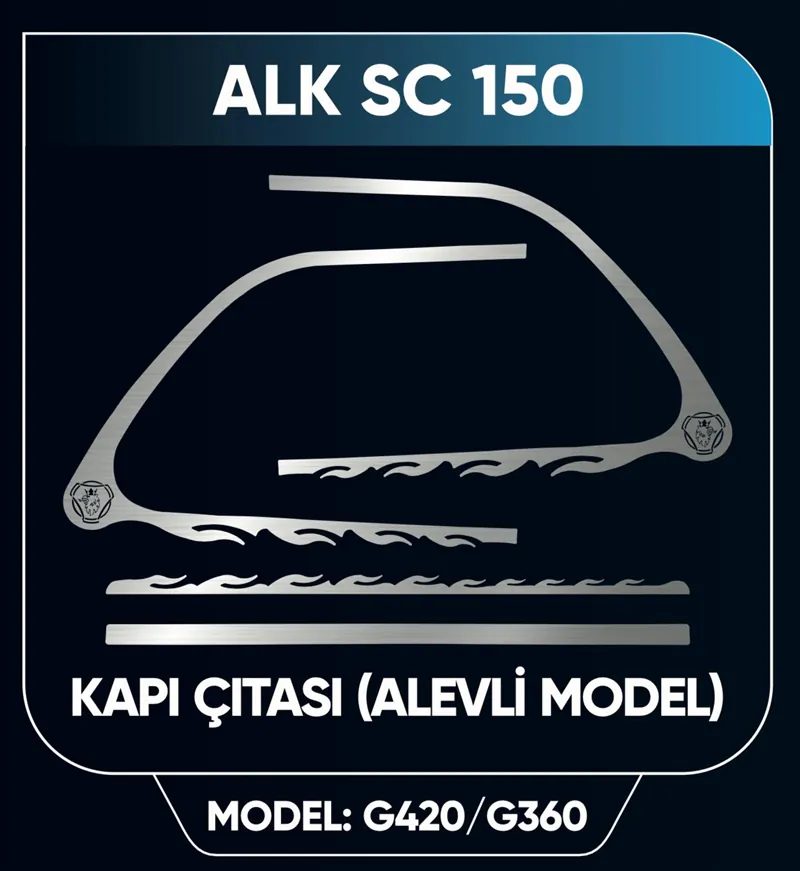 SCANIA KAPI ÇITASI PASLANMAZ ALEV
