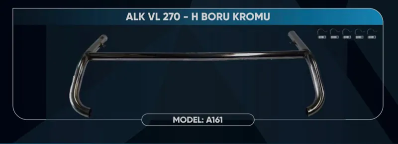 VOLVO A161 H MODELİ KROM ÜST BORU