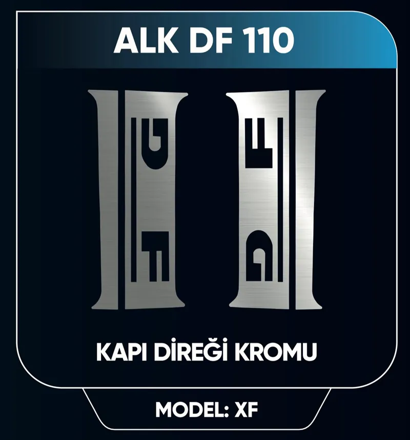 ALKOTEK DAF XF KAPI DİREK KROMU