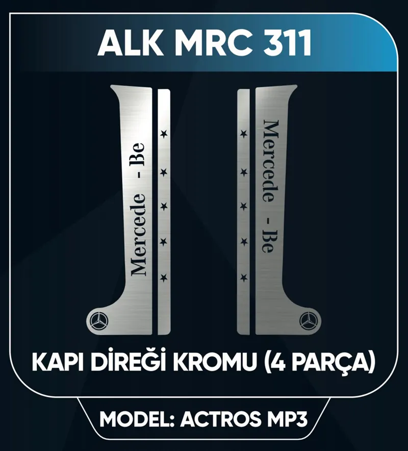 ACTROS DİREK NİKELAJI YENİ TİP 4 PARÇA