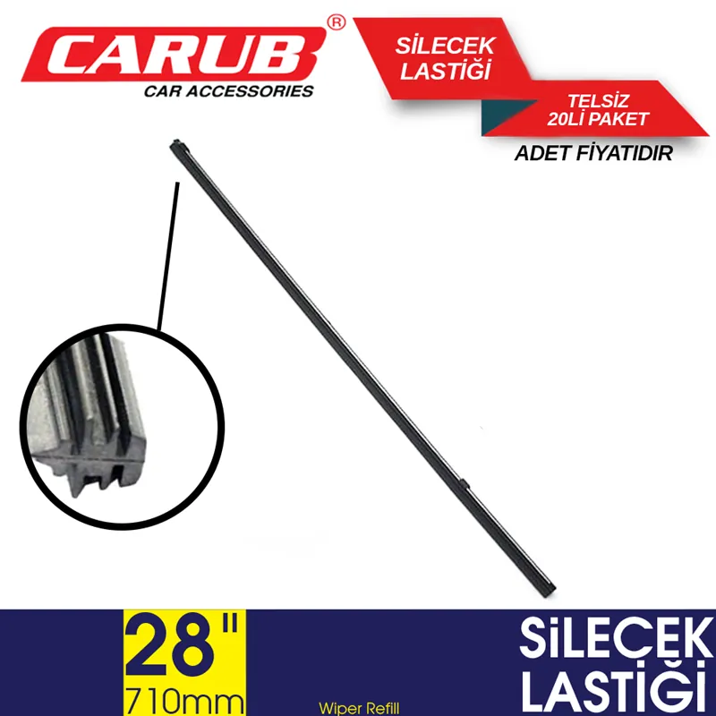 CARUB 71CM SİLGİ LASTİĞİ TELSİZ