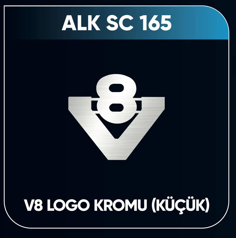 SCANIA V8 YAZISI KÜÇÜK PASLANMAZ