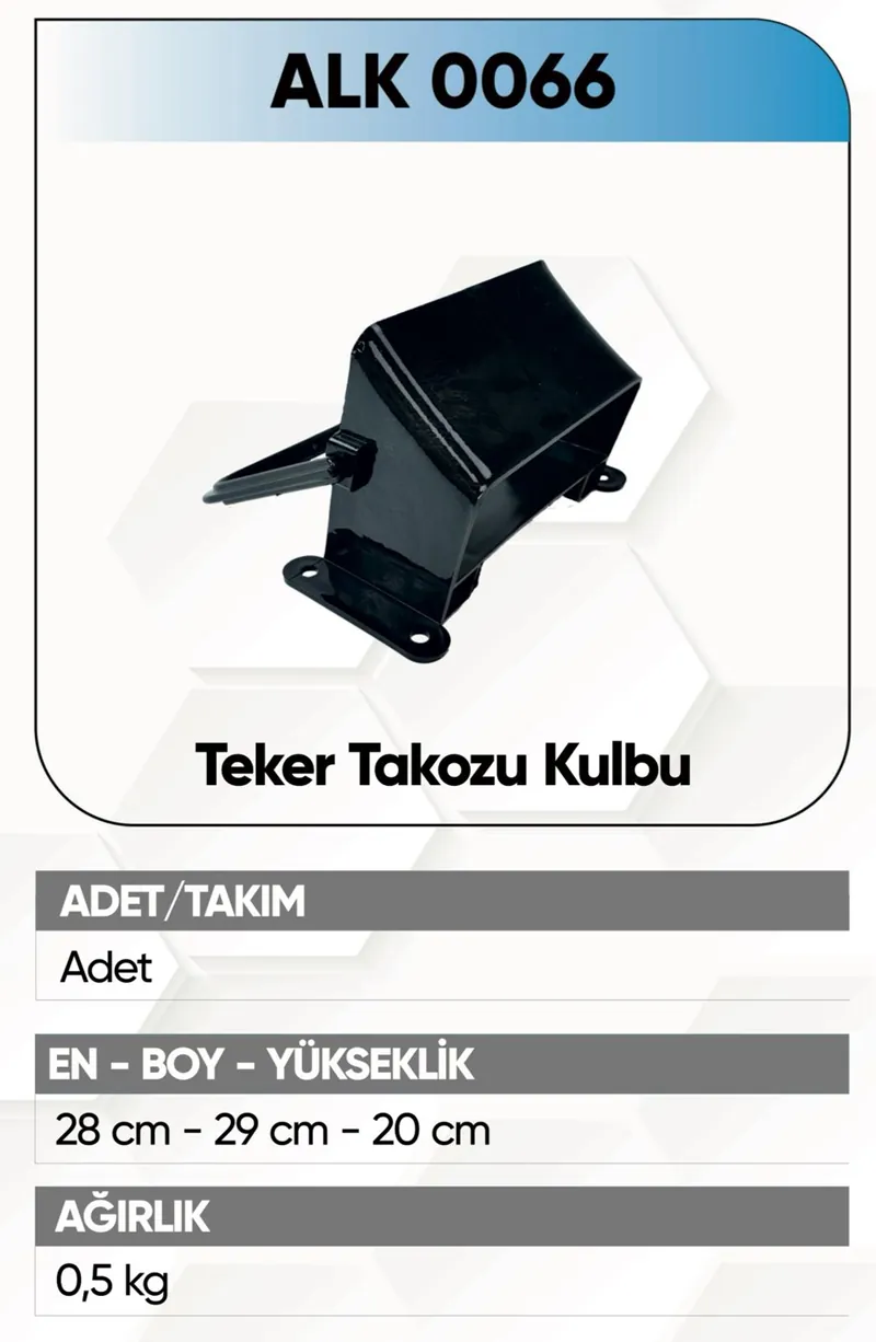 ALKOTEK DORSE TEKER TAKOZU KULPU
